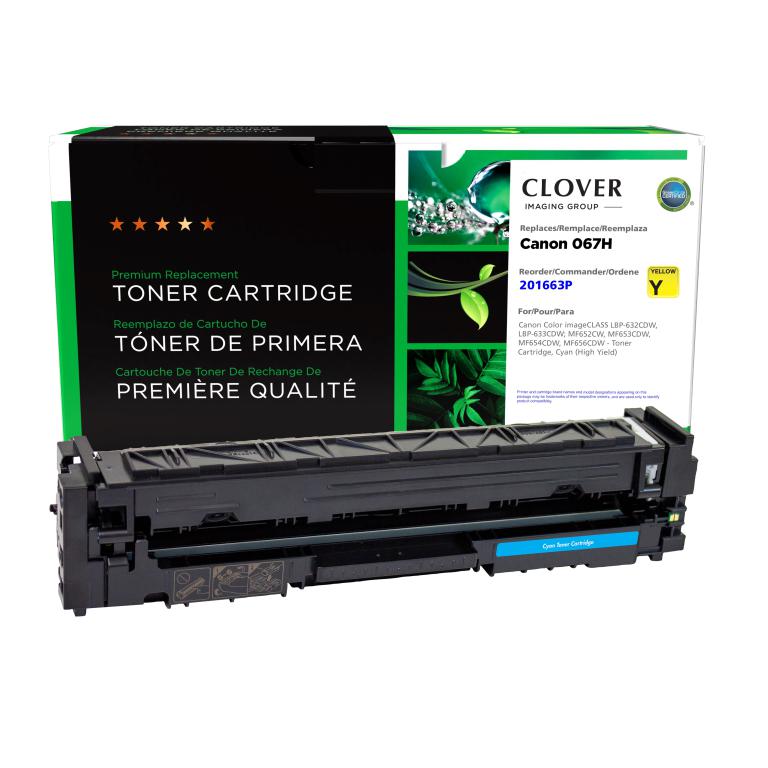 High Yield Yellow Toner Cartridge for Canon 067HY (5103C001)