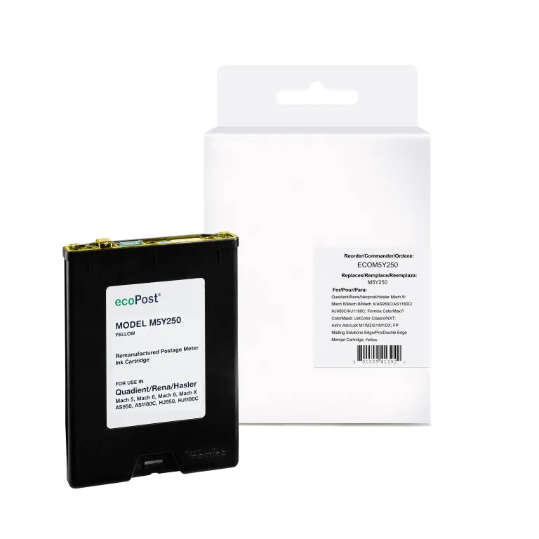 Quadient/Rena M5Y250 yellow North American Remanufactured supply