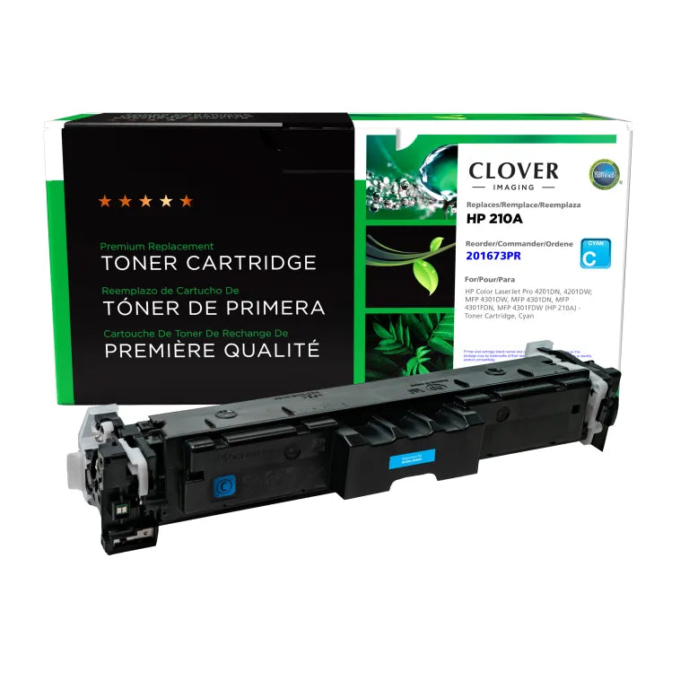 HP 210A (W2101A) cyan North American Remanufactured toner
