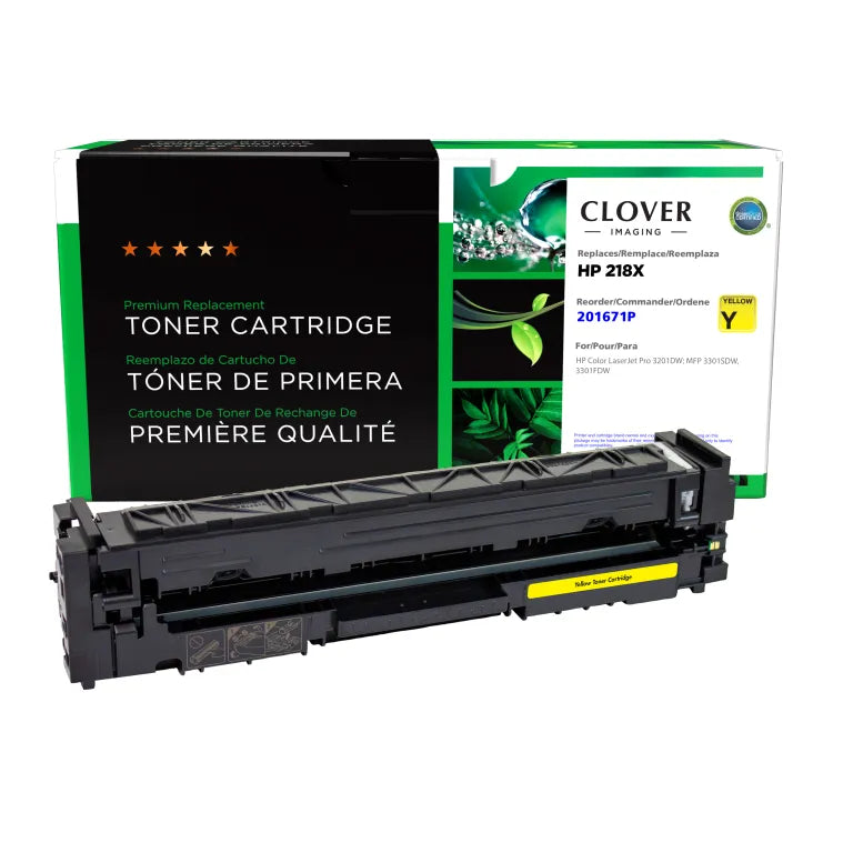 HP 218X (W2182X) high-yield yellow North American Remanufactured toner