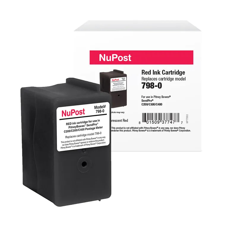 Pitney Bowes SL-798-0 red New Build ink cartridge
