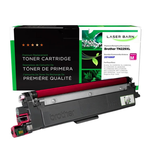 Brother TN229XLM high-yield magenta North American Remanufactured toner