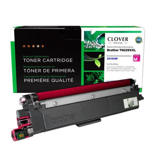 Brother TN229XXLM extra-high-yield magenta North American Remanufactured toner