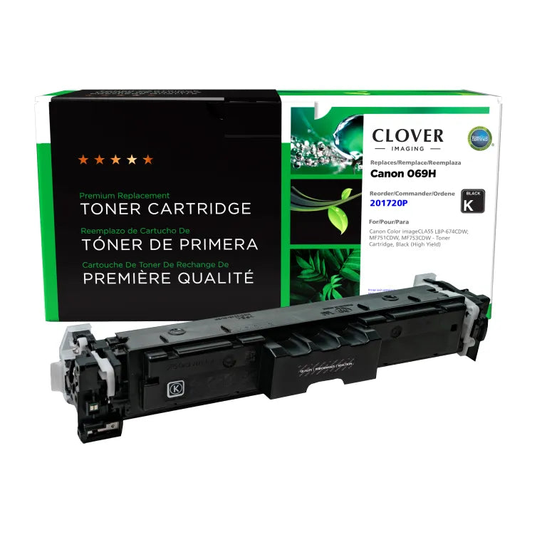 Canon 069HBK (5098C001) high-yield black North American Remanufactured toner