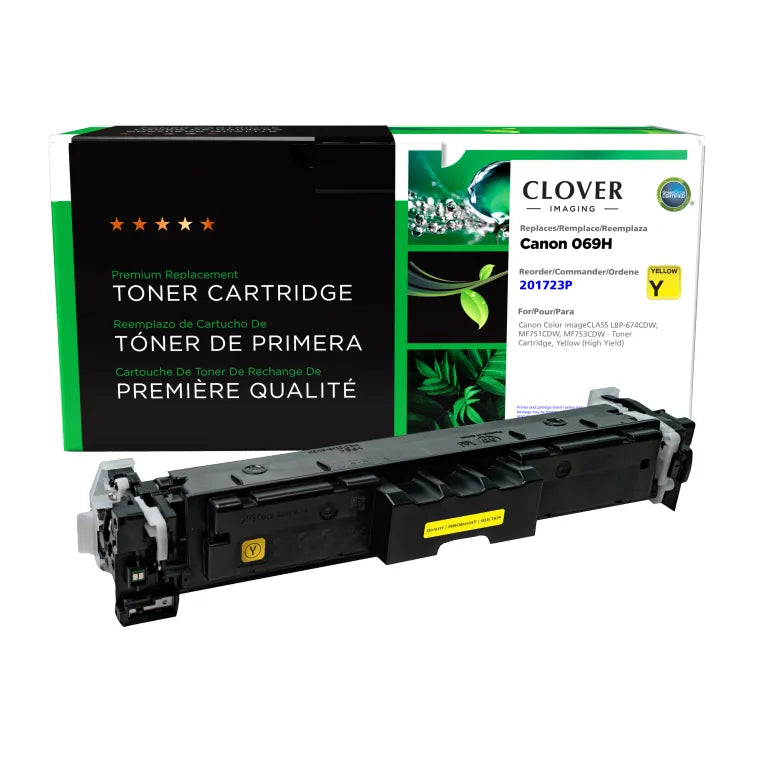 Canon 069HY (5095C001) high-yield yellow North American Remanufactured toner