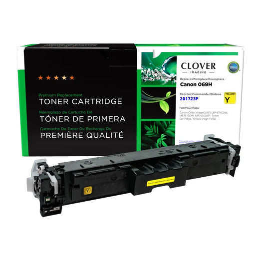 Canon 069HY (5095C001) high-yield yellow North American Remanufactured toner