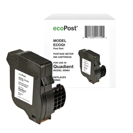 Quadient IXINK1 red North American Remanufactured ink cartridge