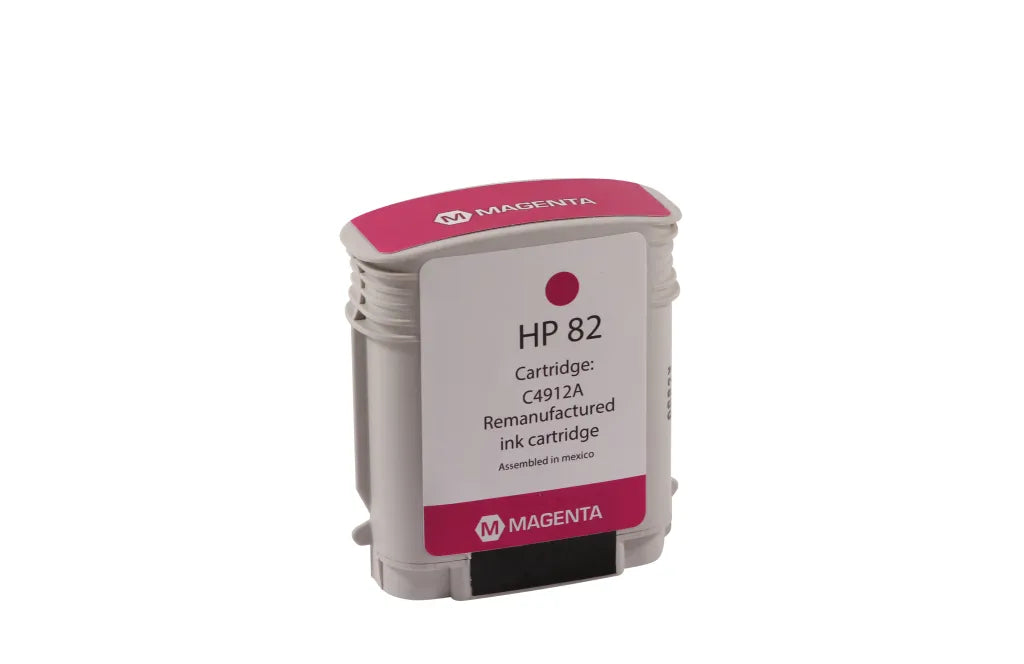 HP 82 (C4912A) high-yield magenta North American Remanufactured ink cartridge