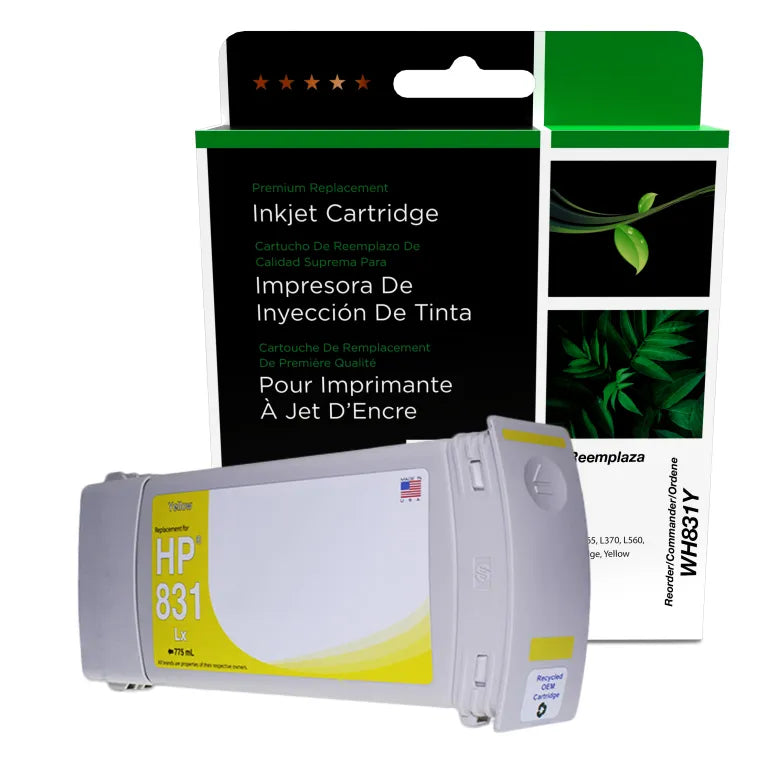 HP 831 (CZ685A) yellow North American Remanufactured ink cartridge