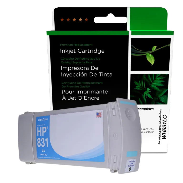 HP 831 (CZ686A) light cyan North American Remanufactured ink cartridge