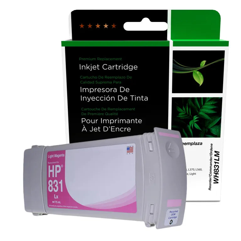 HP 831 (CZ687A) light magenta North American Remanufactured ink cartridge