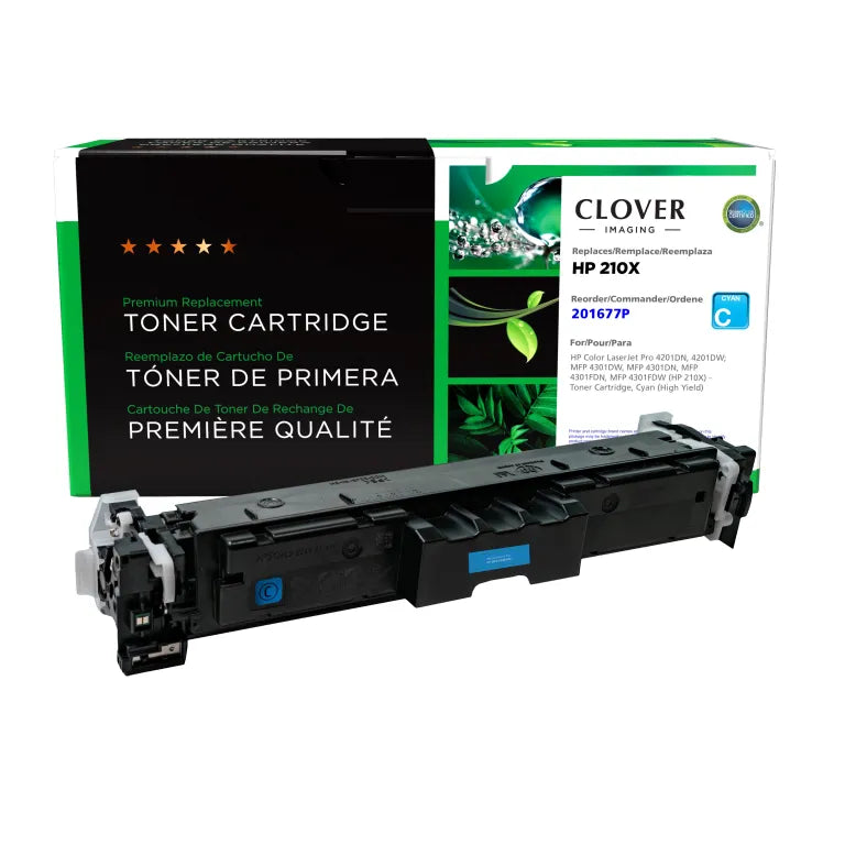 HP 210X (W2101X) high-yield cyan North American Remanufactured toner