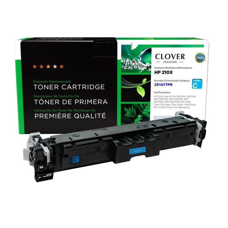 HP 210X (W2101X) high-yield cyan North American Remanufactured toner