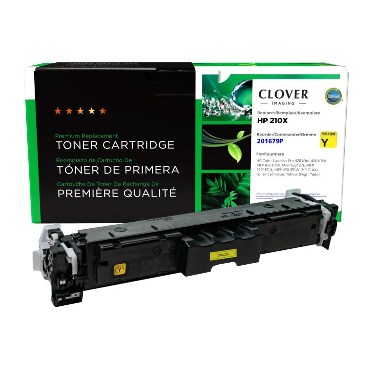 HP 210X (W2102X) high-yield yellow North American Remanufactured toner