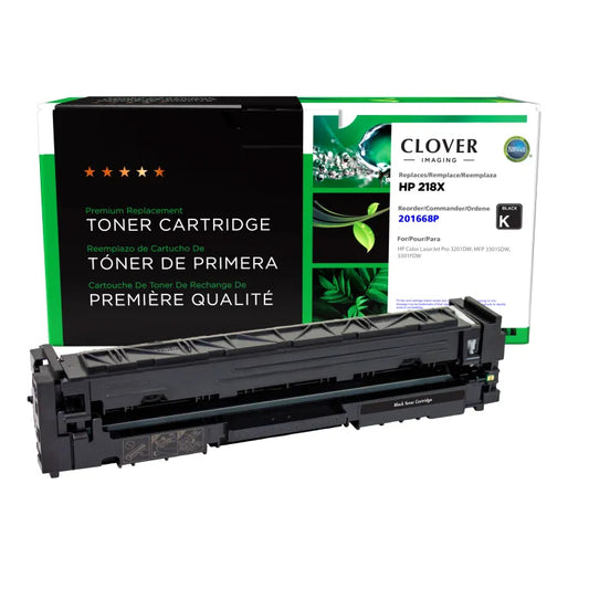 HP 218X (W2180X) high-yield black North American Remanufactured toner