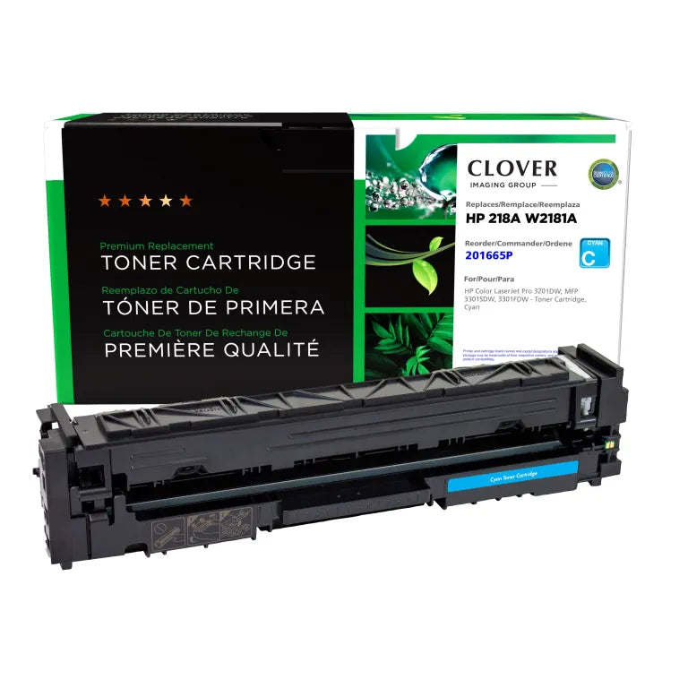 HP 218A (W2181A) cyan North American Remanufactured toner