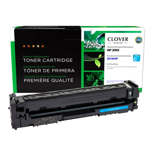 HP 218X (W2181X) high-yield cyan North American Remanufactured toner