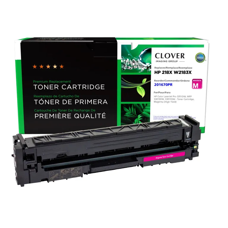 HP 218X (W2183X) high-yield magenta North American Remanufactured toner