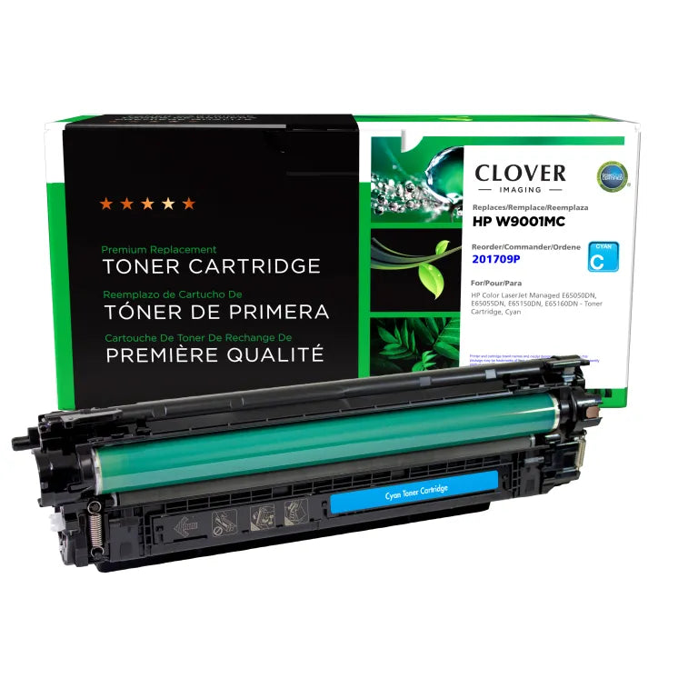 HP W9001MC cyan North American Remanufactured toner