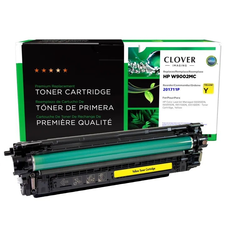 HP W9002MC yellow North American Remanufactured toner