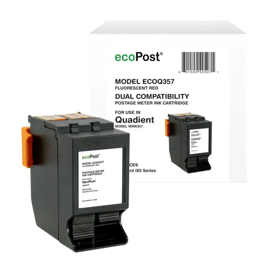 Quadient (NeoPost) IXINK357 red North American Remanufactured ink cartridge
