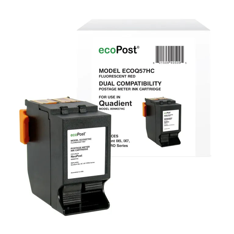 Quadient (NeoPost) IXINK57HC red North American Remanufactured ink cartridge