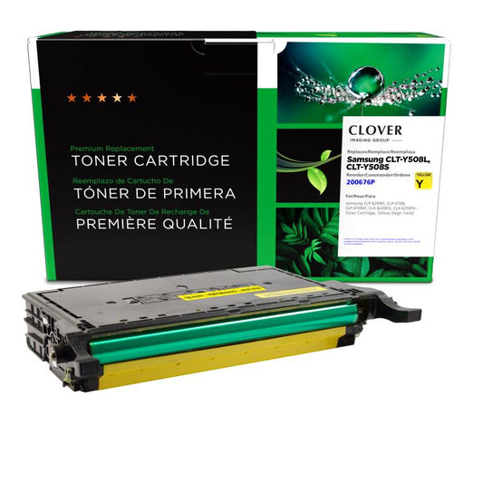 High Yield Yellow Toner Cartridge for Samsung CLT-Y508L/CLT-Y508S