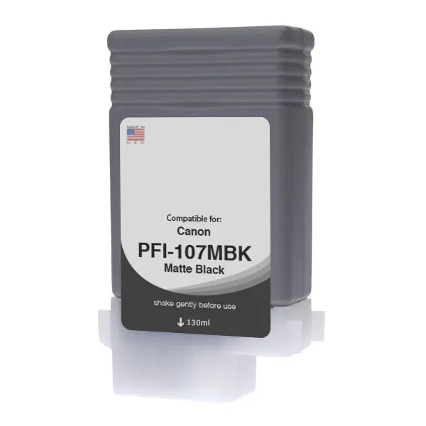 Canon PFI-107 (6704B001AA) matte black New Build ink cartridge