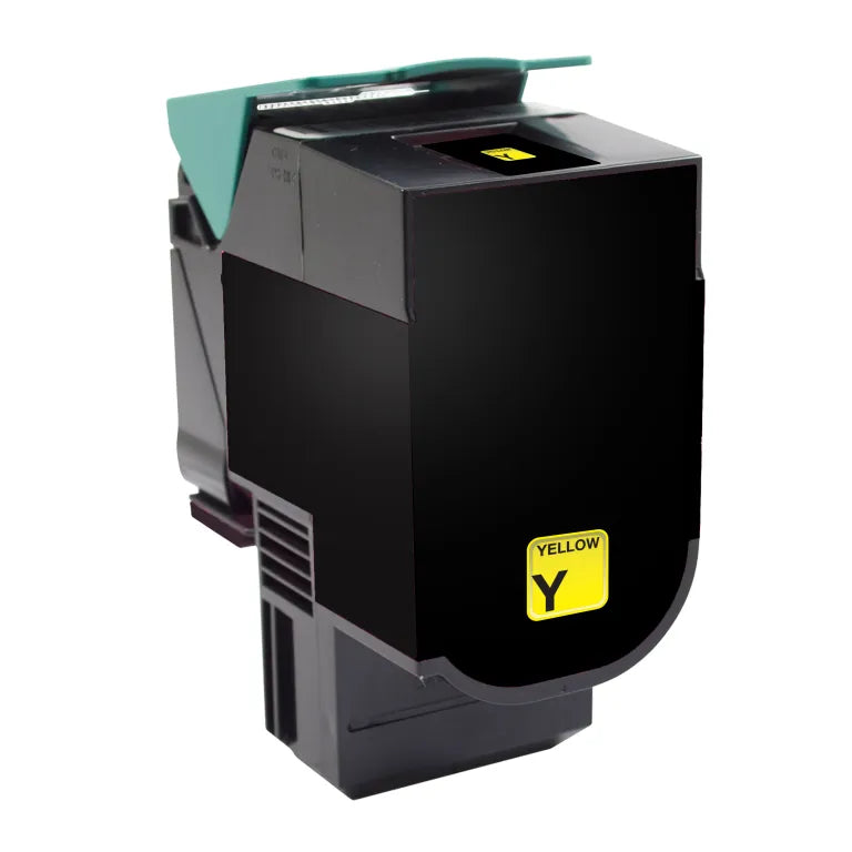 Lexmark CS421 high-yield yellow North American Remanufactured toner