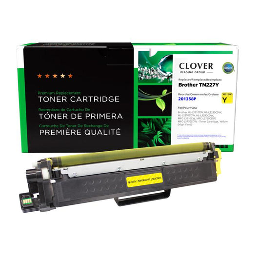 High Yield Yellow Toner Cartridge for Brother TN227