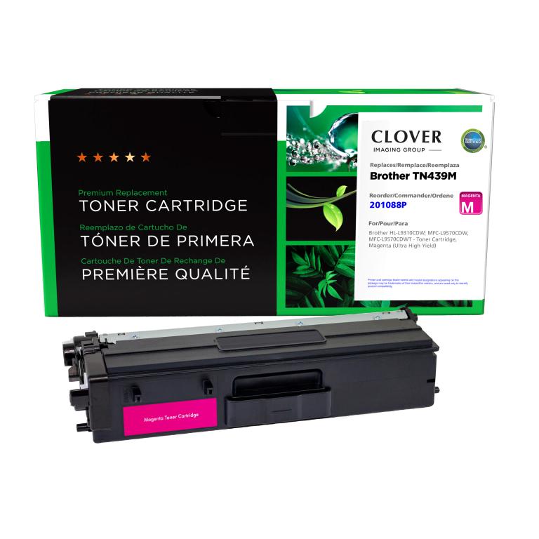 Ultra High Yield Magenta Toner Cartridge for Brother TN439M