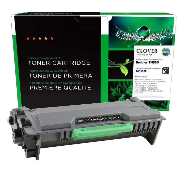 Extra High Yield Toner Cartridge for Brother TN880