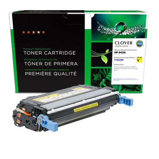 Yellow Toner Cartridge for HP 642A (CB402A)