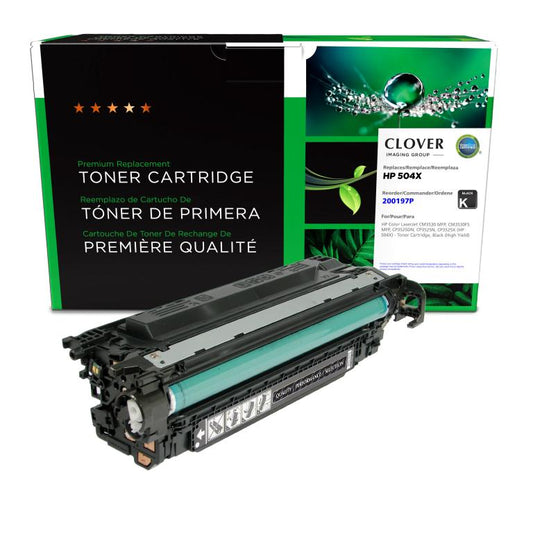 High Yield Black Toner Cartridge for HP 504X (CE250X)