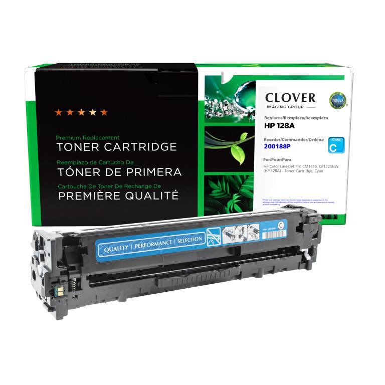 Cyan Toner Cartridge for HP 128A (CE321A)