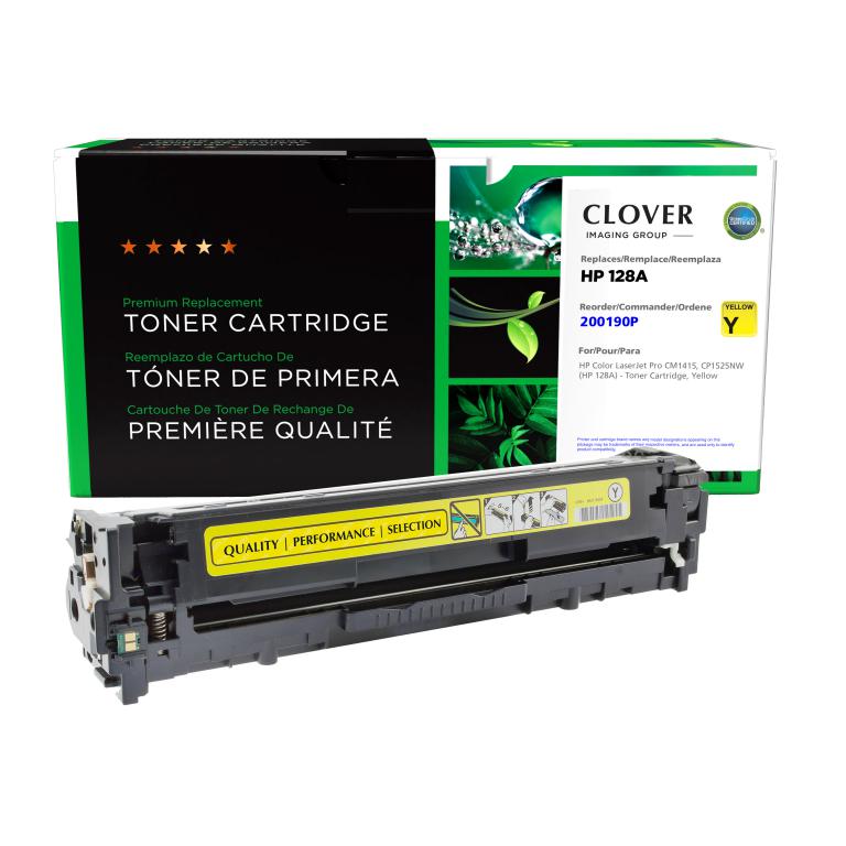 Yellow Toner Cartridge for HP 128A (CE322A)
