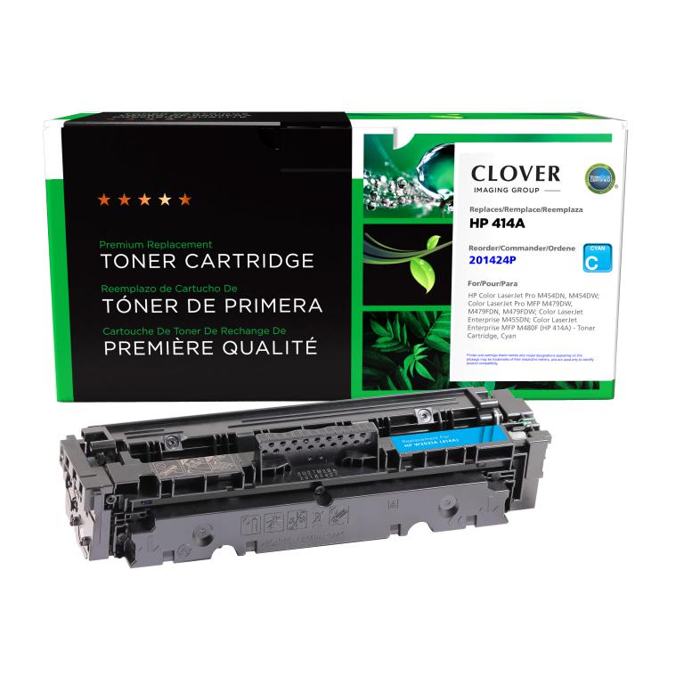Cyan Toner Cartridge (New Chip) for HP 414A (W2021A)