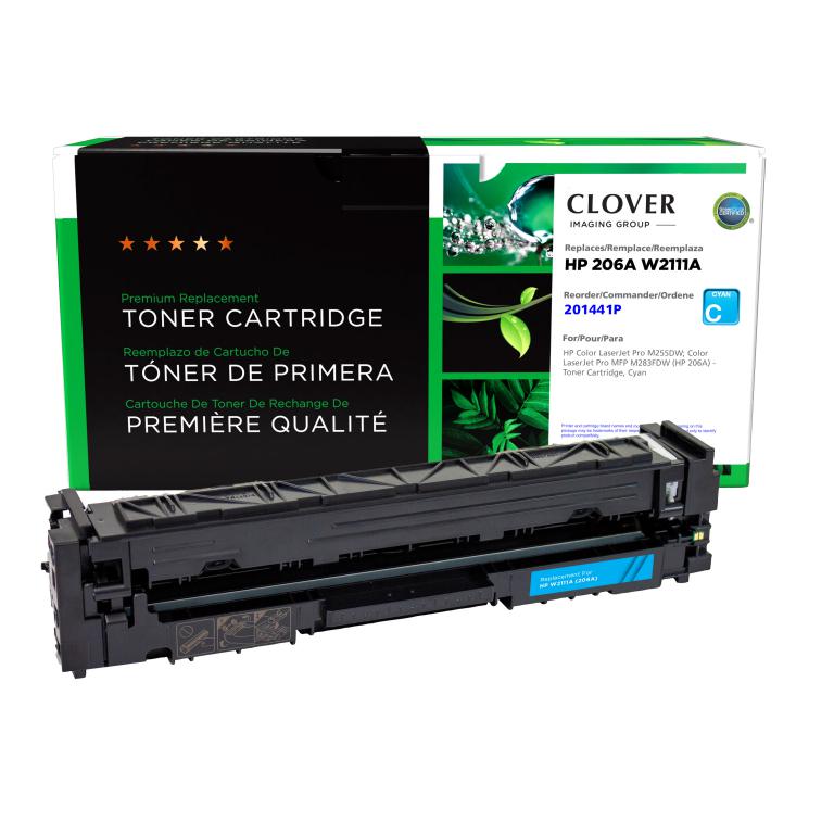 Cyan Toner Cartridge (New Chip) for HP 206A (W2111A)