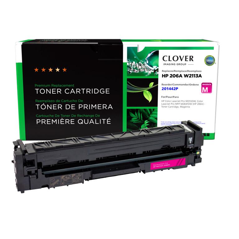 Magenta Toner Cartridge (New Chip) for HP 206A (W2113A)