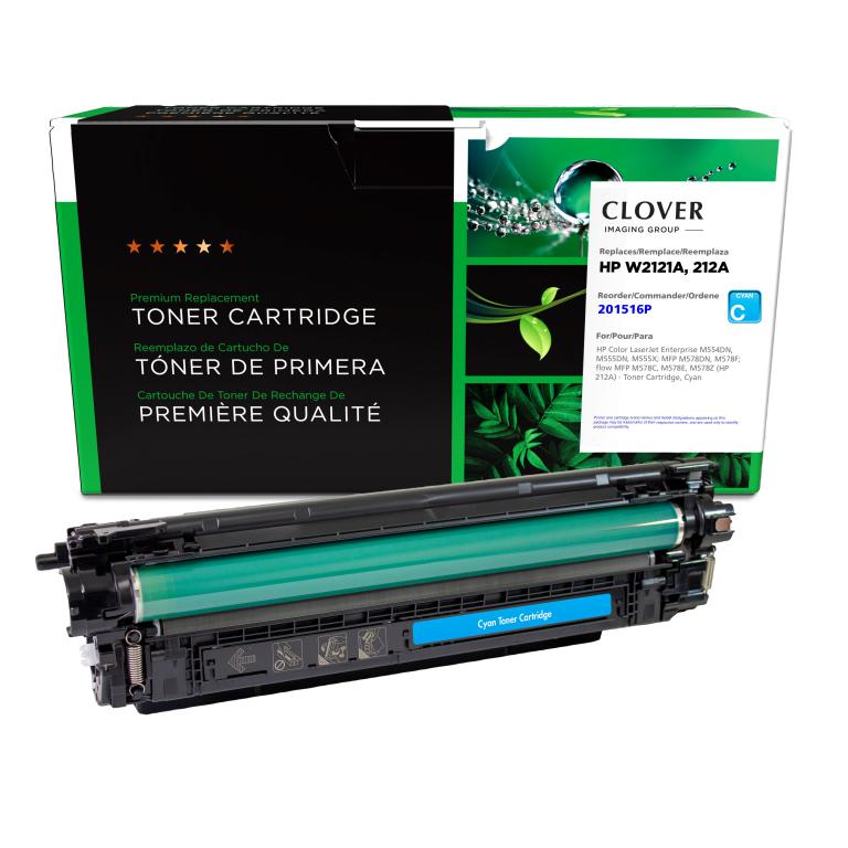 Cyan Toner Cartridge (New Chip) for HP 212A (W2121A)