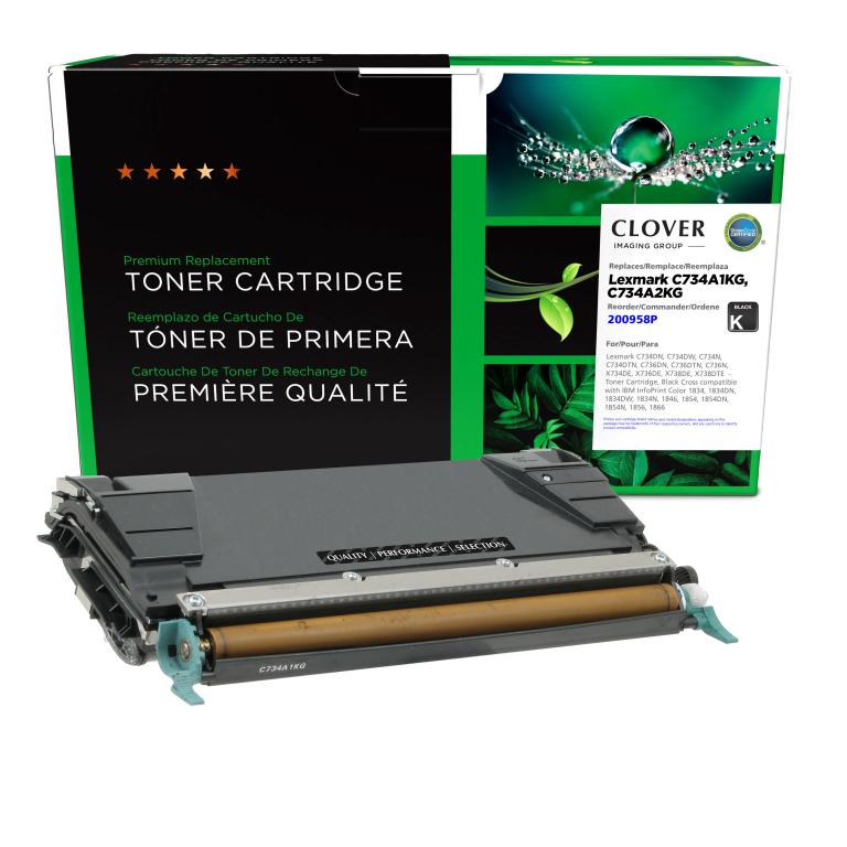 Black Toner Cartridge for Lexmark C734