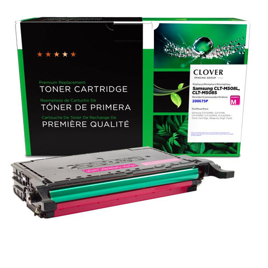 High Yield Magenta Toner Cartridge for Samsung CLT-M508L/CLT-M508S