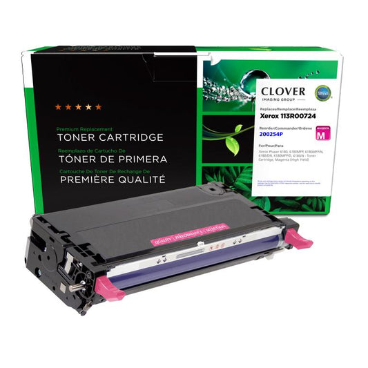 High Yield Magenta Toner Cartridge for Xerox 113R00724