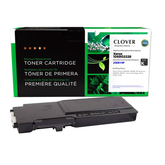 High Yield Black Toner Cartridge for Xerox 106R02228