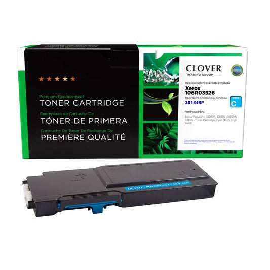 Extra High Yield Cyan Toner Cartridge for Xerox 106R03526